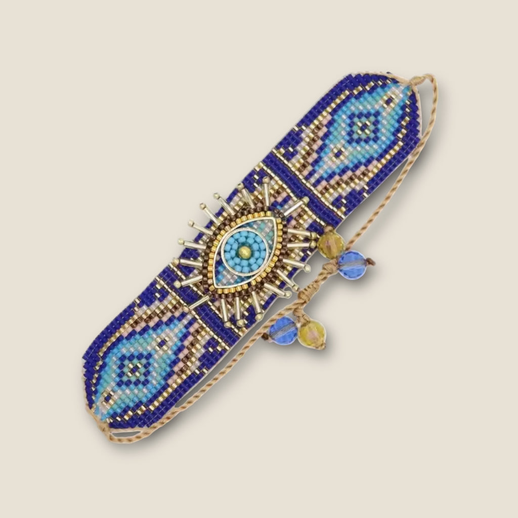 Pulsera Miyuki ojo turco