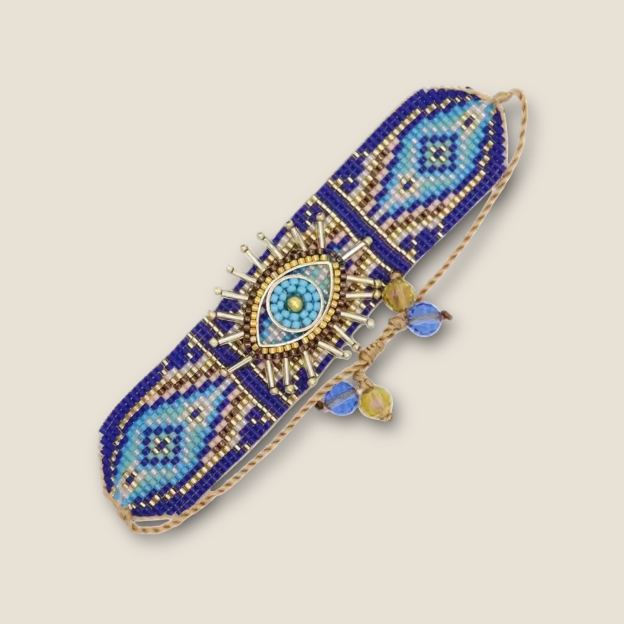 Pulsera Miyuki ojo turco
