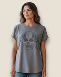 Camiseta Calavera Strass