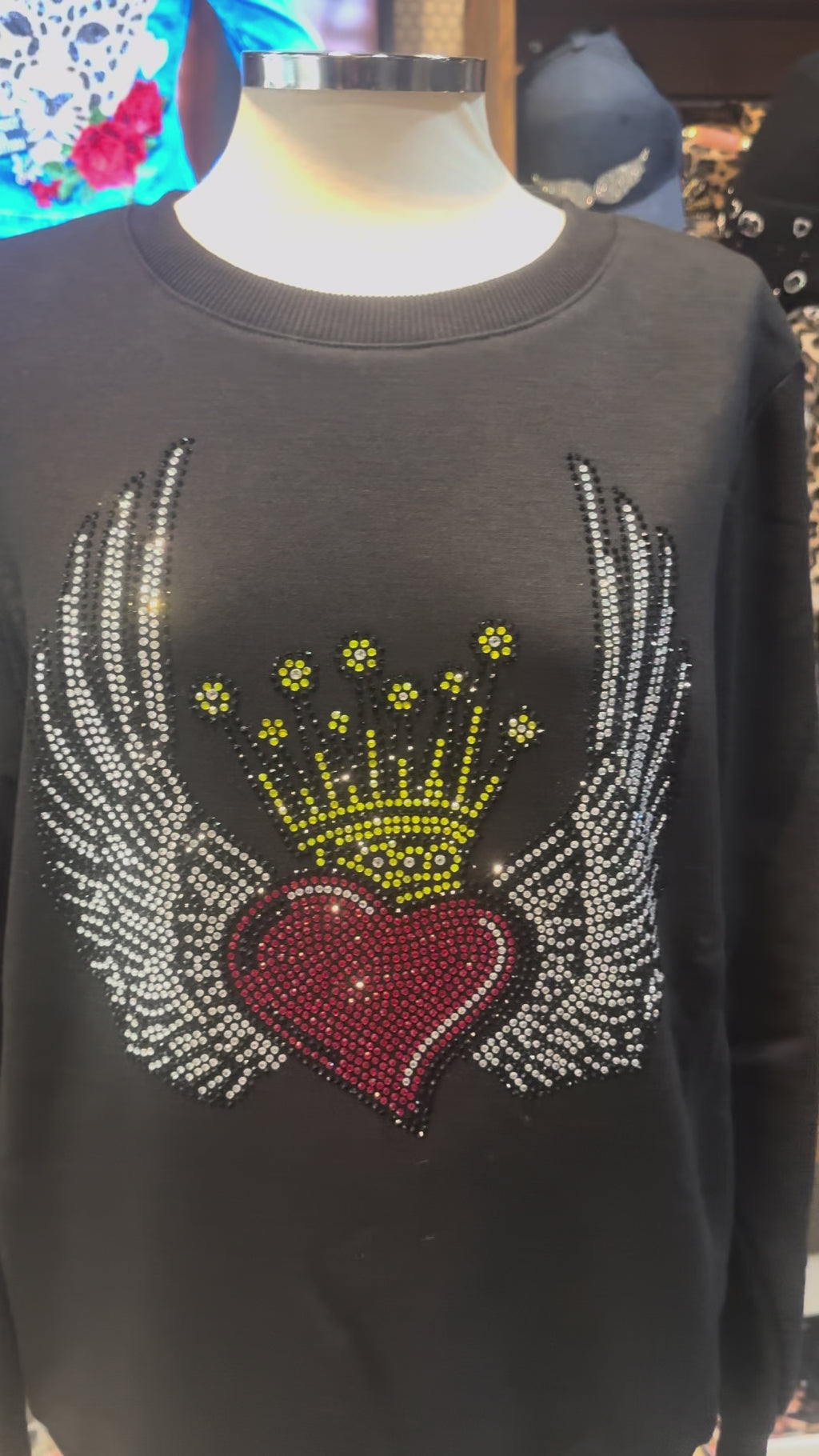 Sudadera Corazón alado